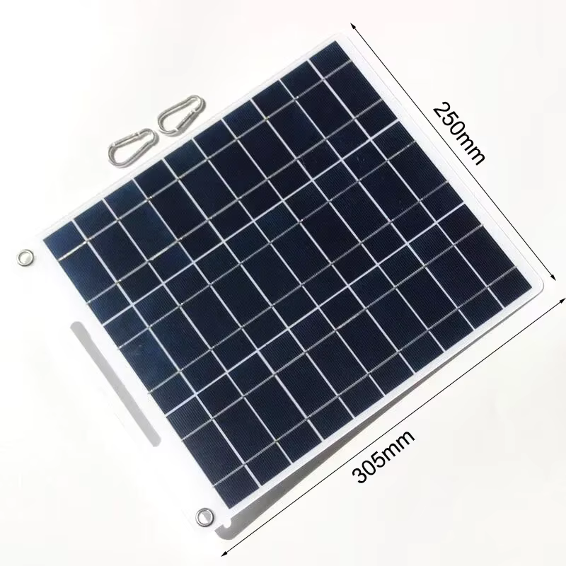 ​ Plaque de charge solaire portable ​ ​   – Pliable et léger, alimentation d'urgence pour les activités de plein air, construction durable