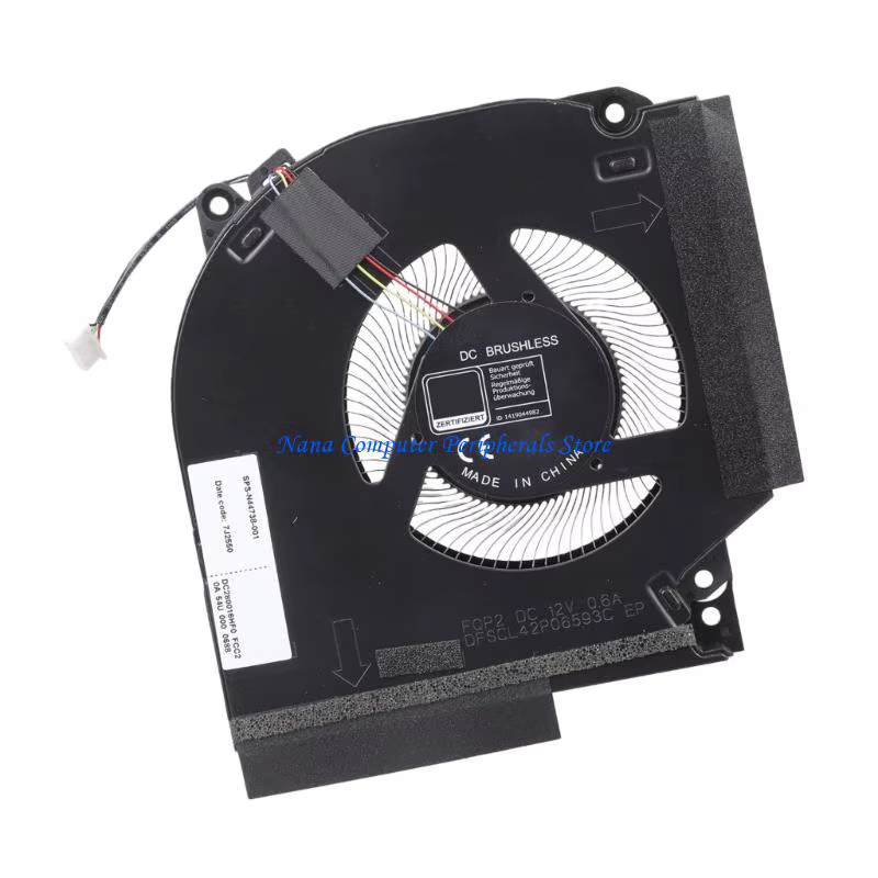 F68C CPU GPU ventilateur refroidissement dissipateur thermique ordinateur portable carte graphique