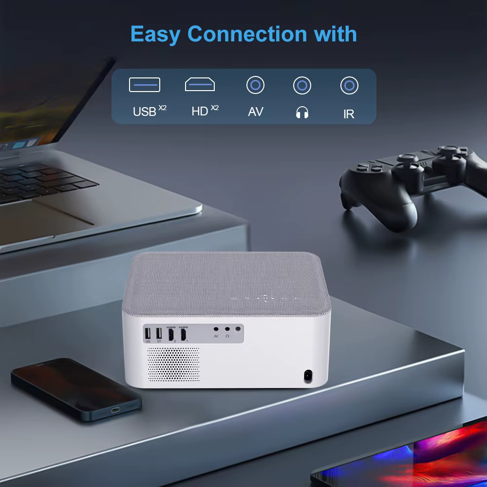 Mini projecteur portable ThundeaL TD92 Pro FHD 1080P Full HD Beam 4K Vidéo WiFi