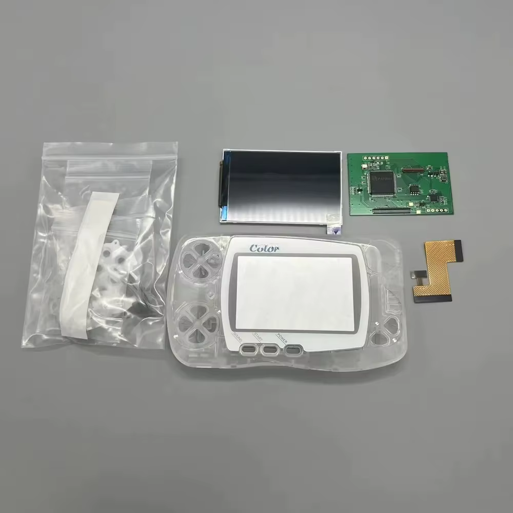 Kit d'écran LCD IPS avec rétroéclairage et luminosité réglables pour console de jeu Bandai Wonder Swan Color WSC. Pas besoin de couper la coquille