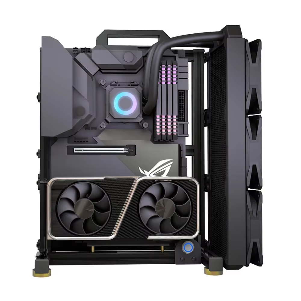Modding-Boîtier PC ouvert EATX pour gamers