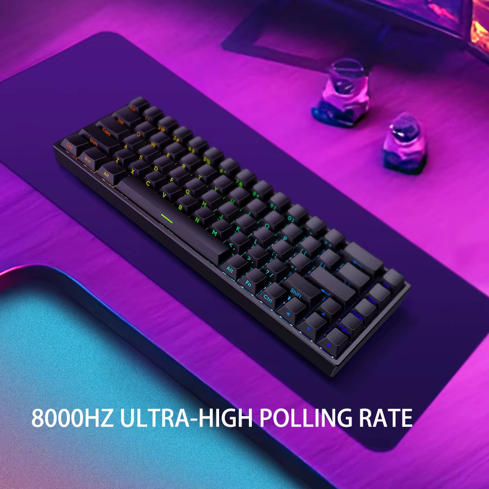 Clavier mécanique sans fil magnétique IROK Carotmas Mars68 Pro Mars 68 Gaming RT 0.01mm 8K 0.125ms Bluetooth 2.4G