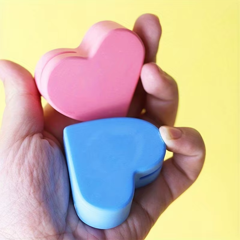 Porte-carte en forme de cœur, moule en Silicone, bricolage, béton, ciment, fabrication d'affaires, plâtre, résine, moulage, artisanat de maison, décor de bureau
