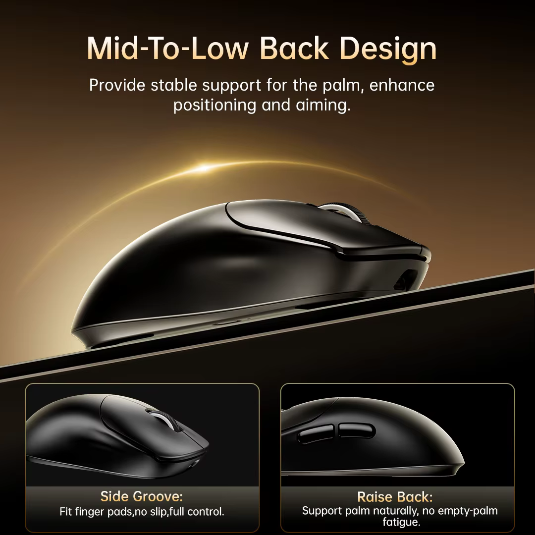 Souris de jeu sans fil Delux M400