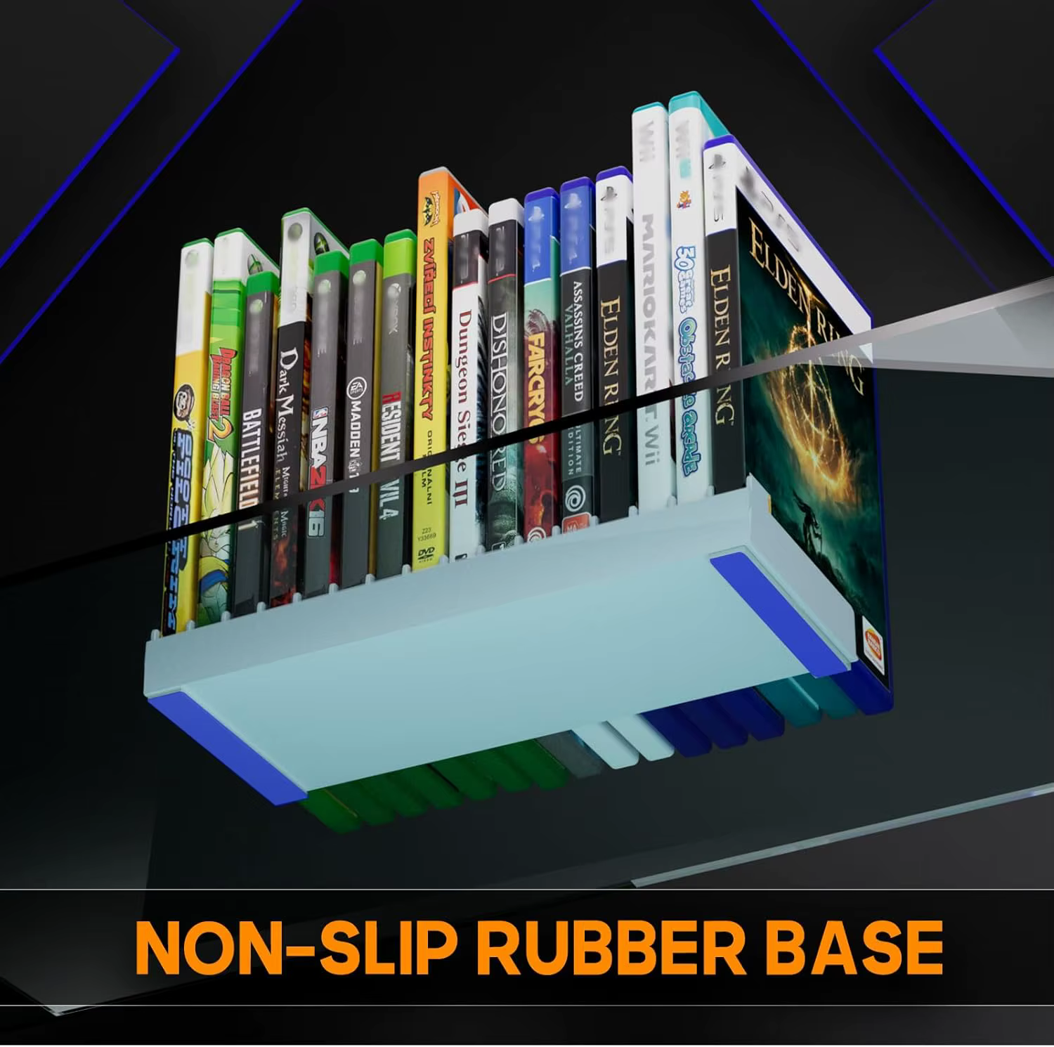 Support de stockage de jeux vidéo pour PS5/PS4/PS3/PS2/ Xbox One/Xbox Series X/S/Wii/Switch/Switch 2