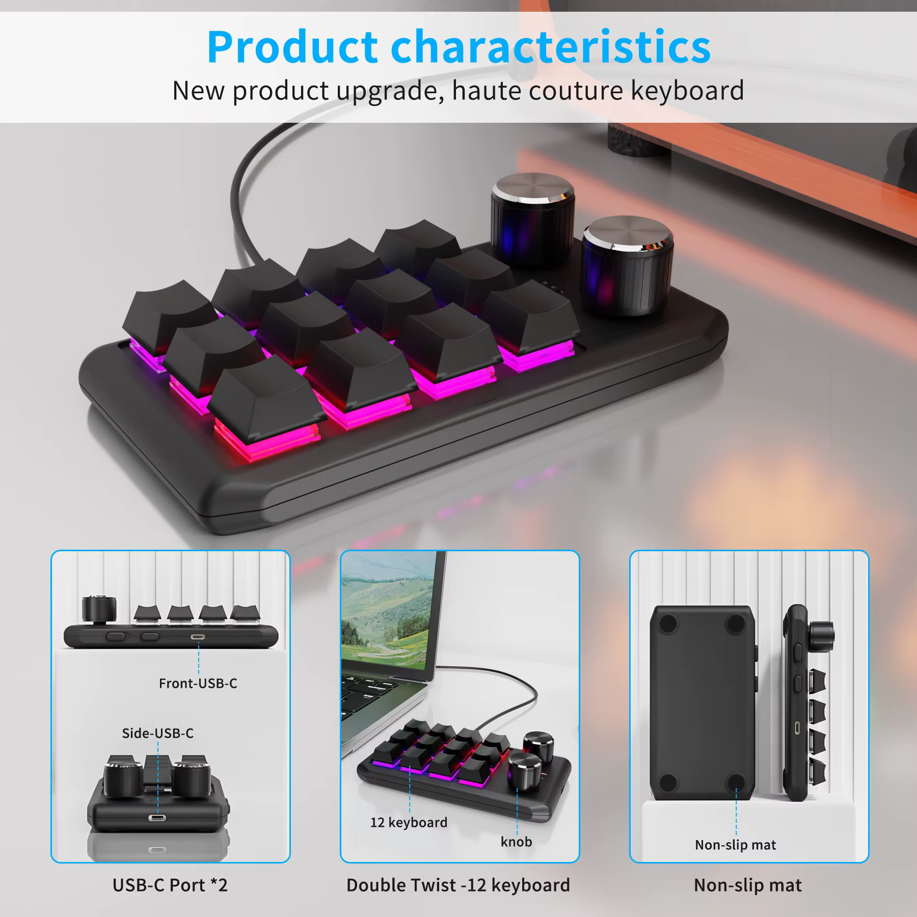 Clavier Bluetooth programmation Macro