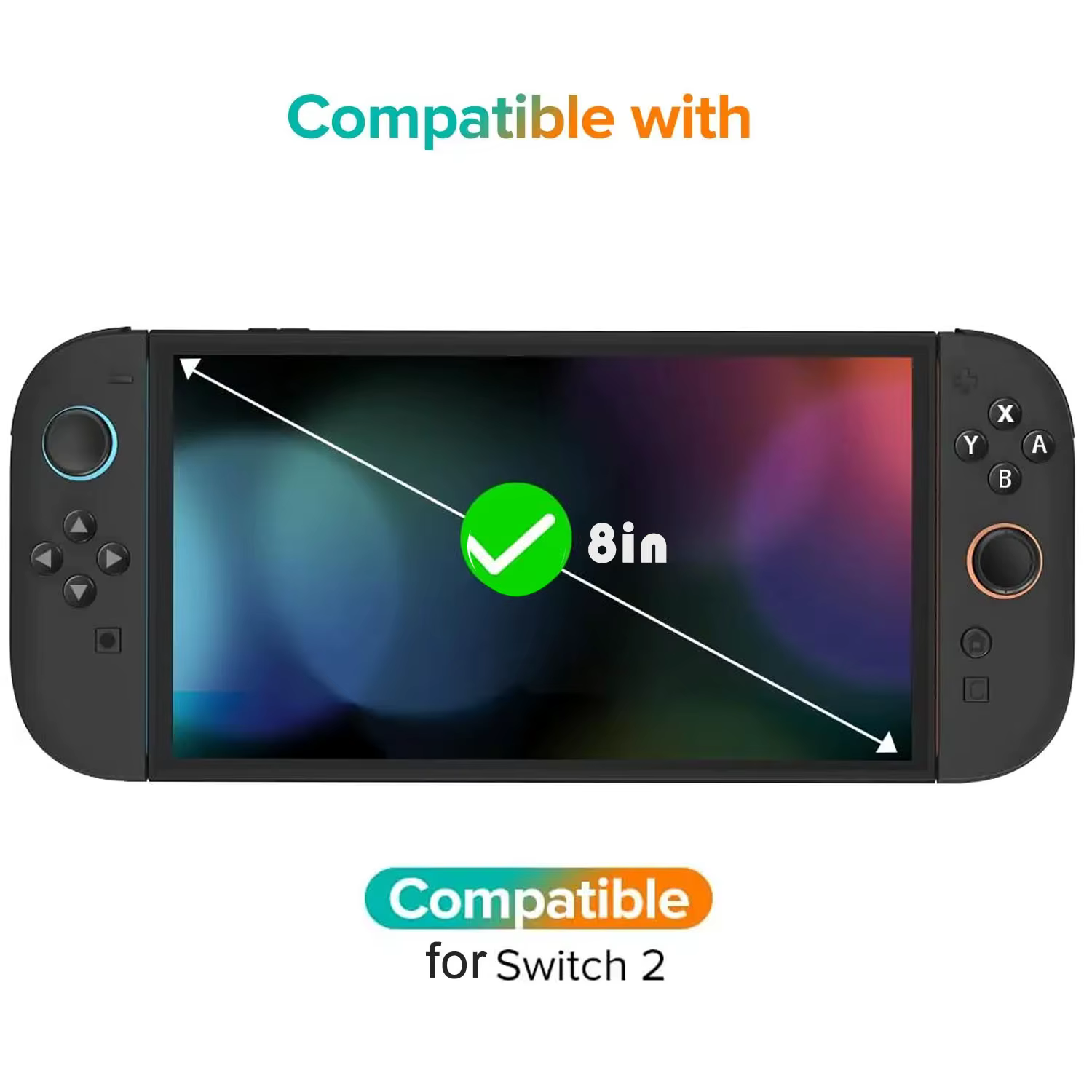 1/2/3 pièces protecteur d'écran en verre trempé pour Switch 2 Transparent HD clair anti-rayures protecteur d'écran accessoires