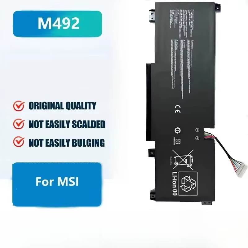 Batterie d'ordinateur portable BTY-M492 pour Msi Bravo C7VF furtif A13VF-021UK épée 15 A13V A11UE A11UG Cyborg A12VF CrosshAir 17 A11UCK A11UDK