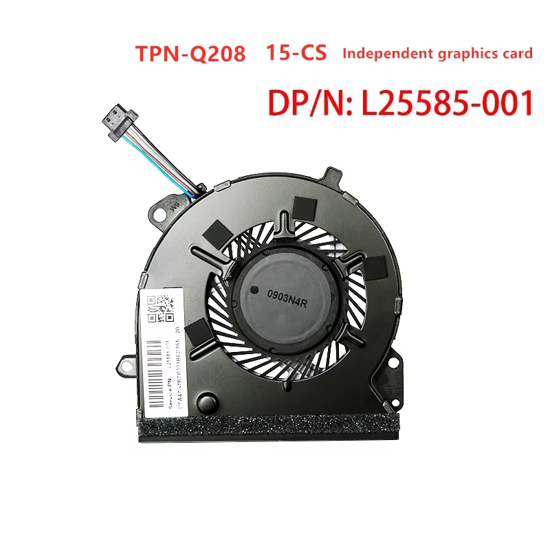 Nouveaux ventilateurs de refroidissement CPU GPU pour ordinateur portable d'origine pour HP 14 15 L26367 L25584 NS85B00-17K24 L25585-001