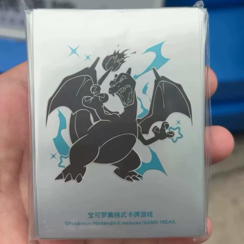 100% Original Pokemon 64 pièces manchon de carte voyage boîte-cadeau commerce PTCG simplifié chinois à collectionner couverture de Protection jouet cadeaux