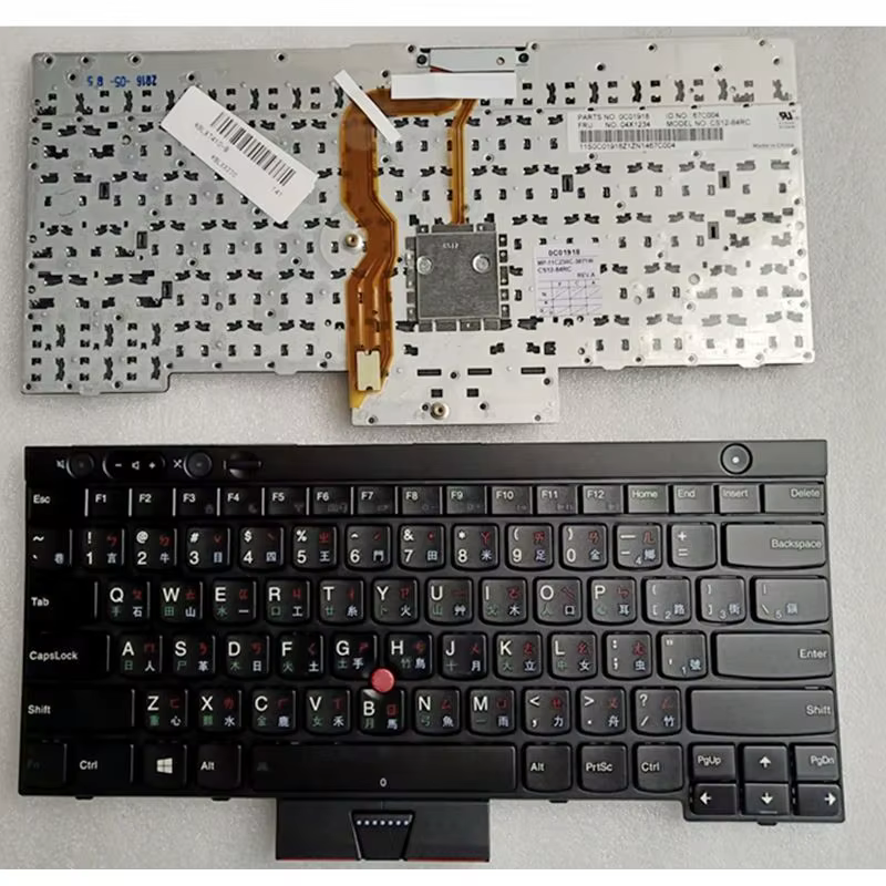Nouveau clavier d'ordinateur portable américain pour LENOVO Thinkpad X220 X220I X220T T410I T510I W520 T420S T520I T410S T400S T520 T420 x230I T510 W510