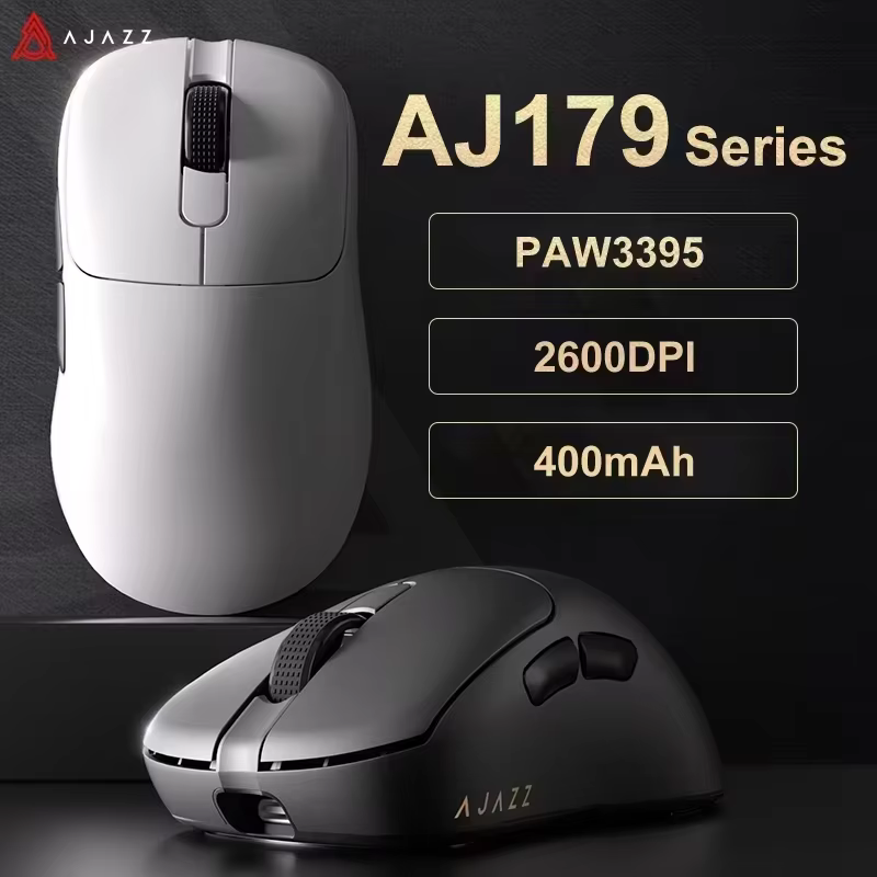 Souris de jeu sans fil AJAZZ AJ179 PRO PAW3395 avec base de charge RGB