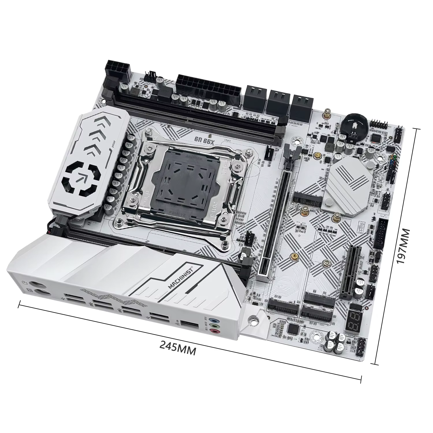 Nouveau X99 U9 MACHINIST X99 Kit de carte mère en option LGA2011-3 Xeon E5 2630 V4 CPU prise en charge TPM2.0 DDR4 mémoire NVME M.2 usb3.0