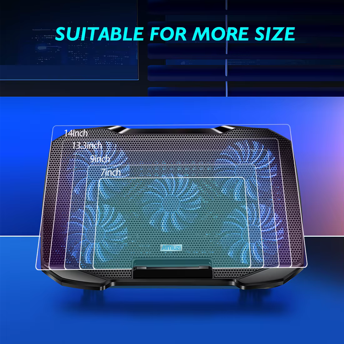 COOLCOLD Support de refroidissement pour ordinateur portable de 12 à 17 pouces