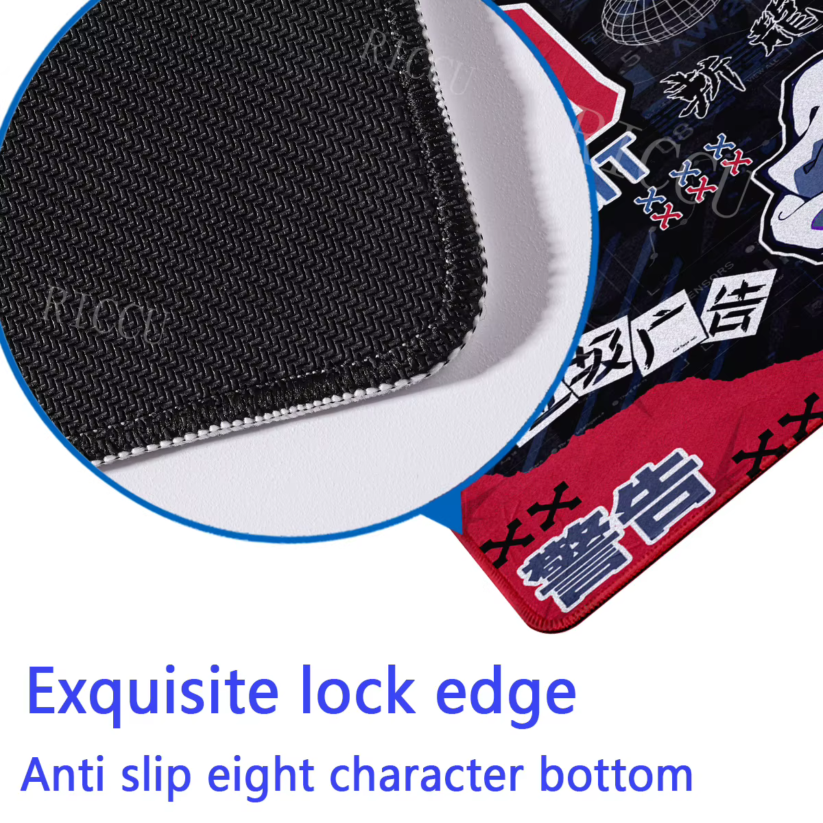 Grand tapis de souris E-E-Evangelione XXL pour gamer