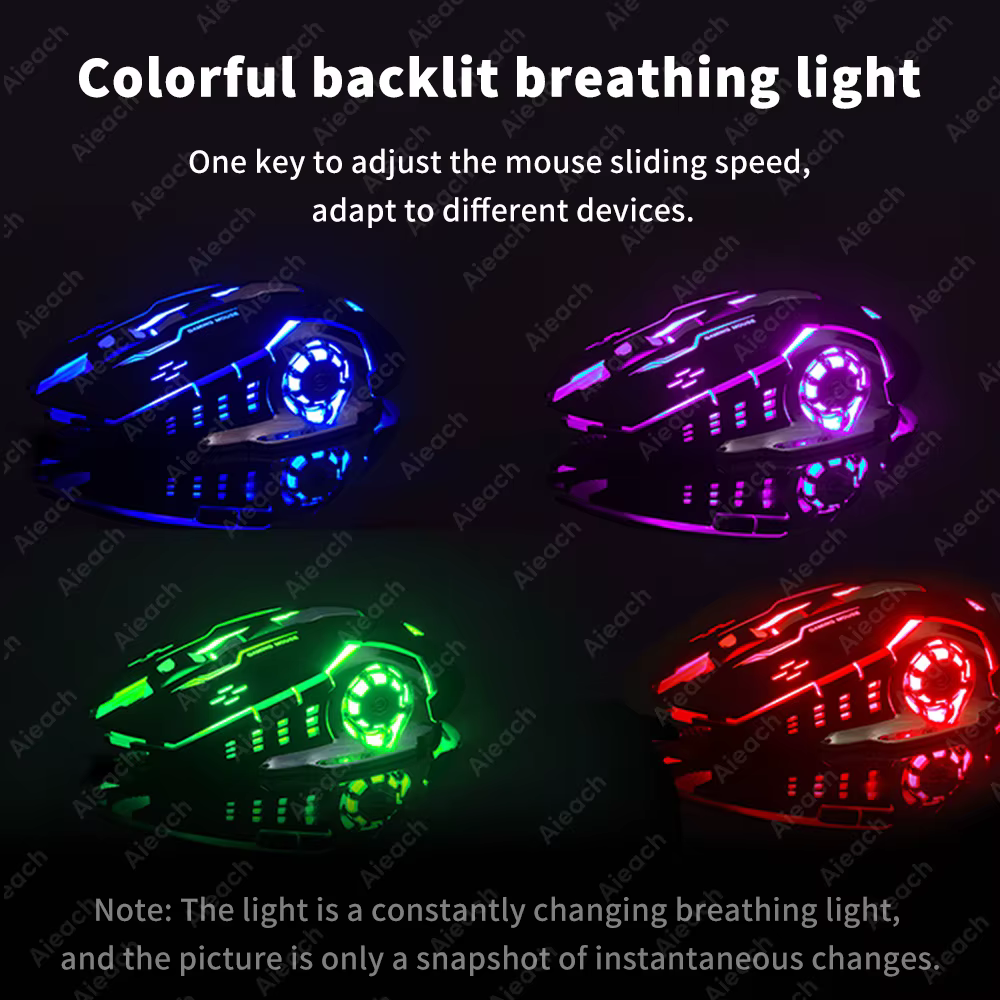 Souris de jeu sans fil Bluetooth 2.4g
