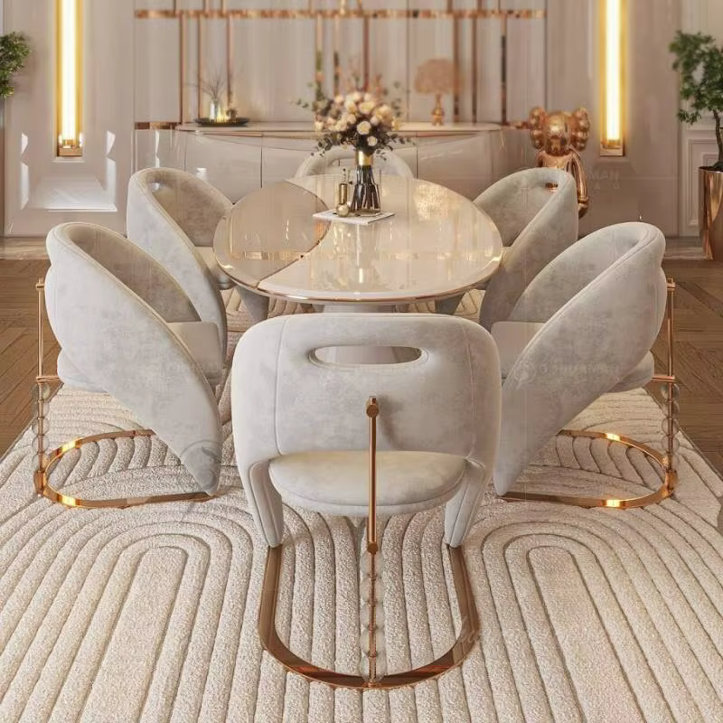 Chaises de salle à manger modernes et luxueuses, chaises d'appoint élégantes pour conférences, chaise de bureau, trône, sillas para comedor, meubles