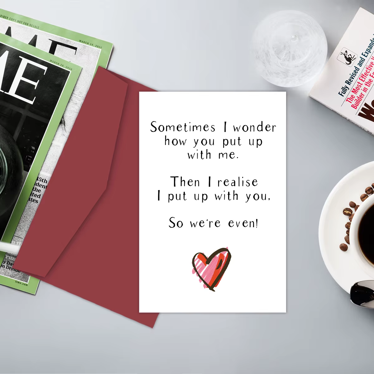 Carte de Travailleurs de Mariage Amusante, Cartes d'Anniversaire pour Lui, Elle, Carte Witty pour Mari, Carte Banterole pour Femme, 1Pc