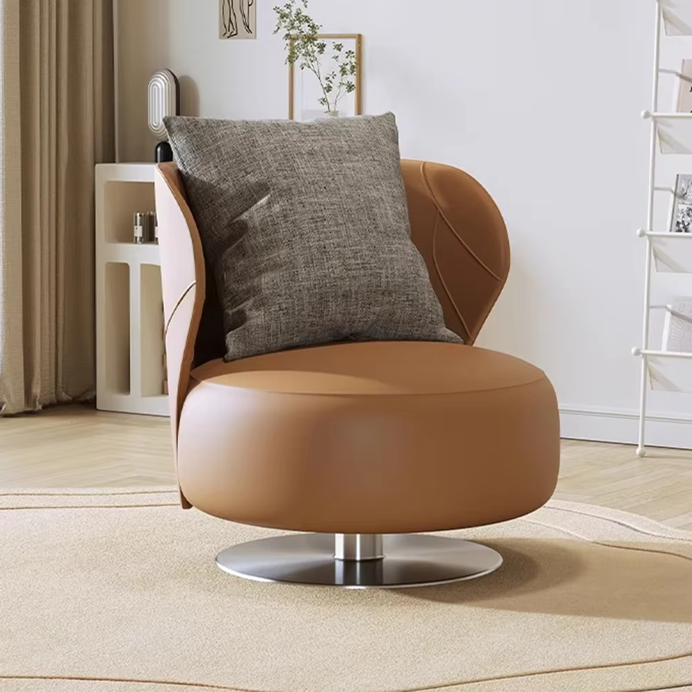 Balcon Bar chaises de soutien lombaire accoudoir mariage Design japonais chaise simple en cuir Relax minimaliste Poltrona décoration