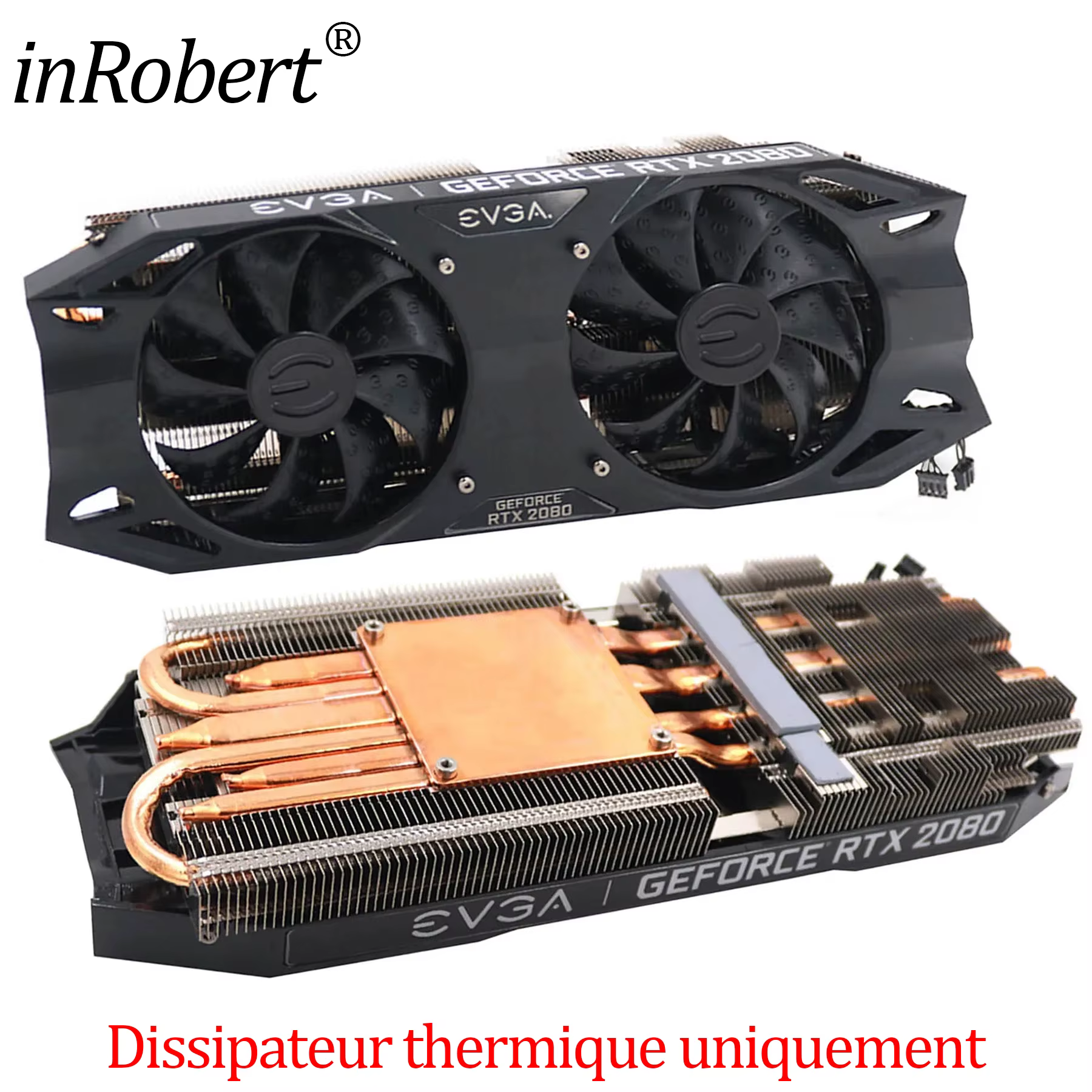 Dissipateur thermique de carte vidéo avec cadre moyen