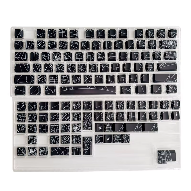 Les capuchons de touches personnalisés Spider Web PBT conviennent au clavier de jeu mécanique