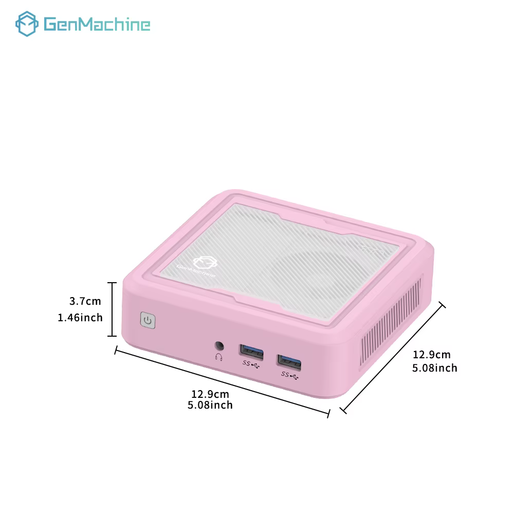 Gemachine AMD Ryzen 7 2700U Mini PC Windows 11 3.8GHz 15W ordinateur de jeu bricolage DDR4 M.2 2280 NVMe WIFI 5 Gamer PC Ordenador