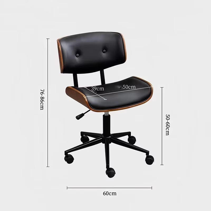 Chaises de bureau modernes en cuir