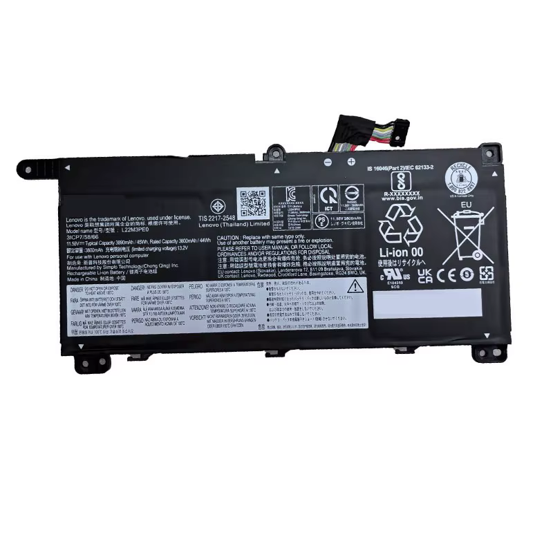 Nouvelle batterie de haute qualité 11.58V 44Wh L22M3PE0