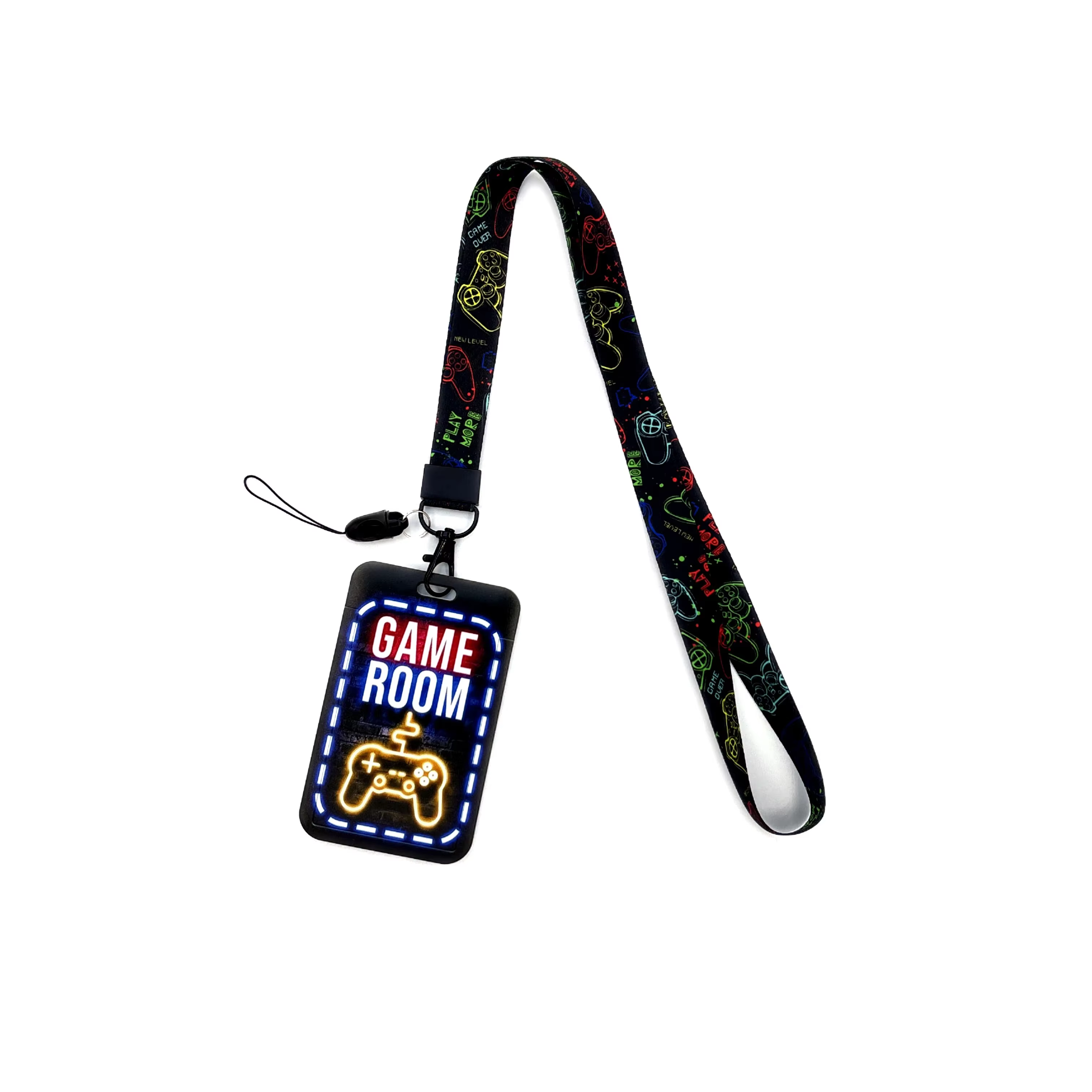 Porte-cartes de jeu avec sangle de cou, lanière pour clé, couverture de carte d'identité, sangles de téléphone, porte-badge cool, ULà suspendre, accessoires lariat, cadeaux