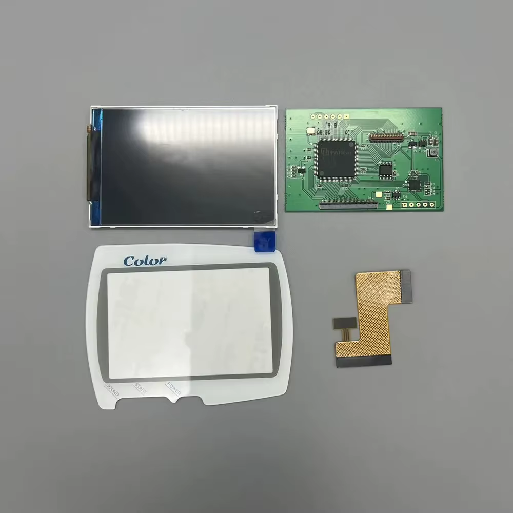 Kit d'écran LCD IPS avec rétroéclairage et luminosité réglables pour console de jeu Bandai Wonder Swan Color WSC. Pas besoin de couper la coquille