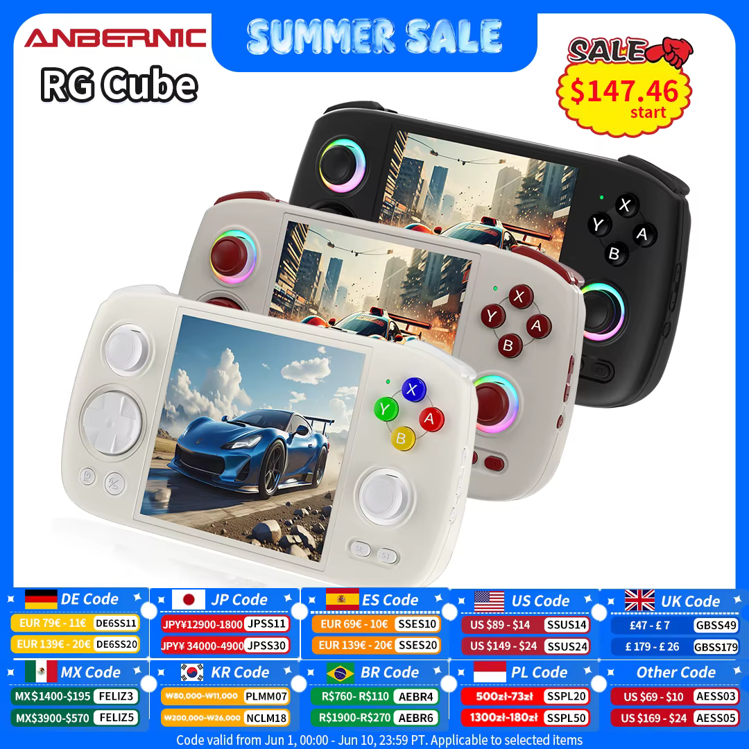 Console de jeu portable Anbernic RG Cube