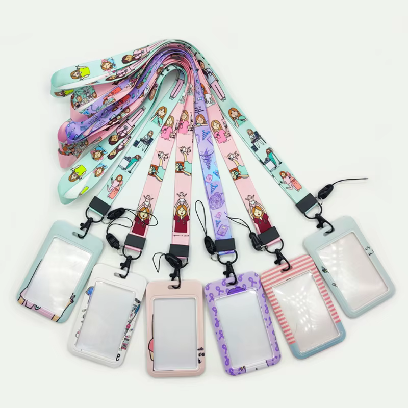 Porte-cartes d'infirmière, sangle de cou, étui pour carte de crédit, identification de médecin, porte-Badge, corde de téléphone, accessoires d'identifiants d'hôpital, cadeau