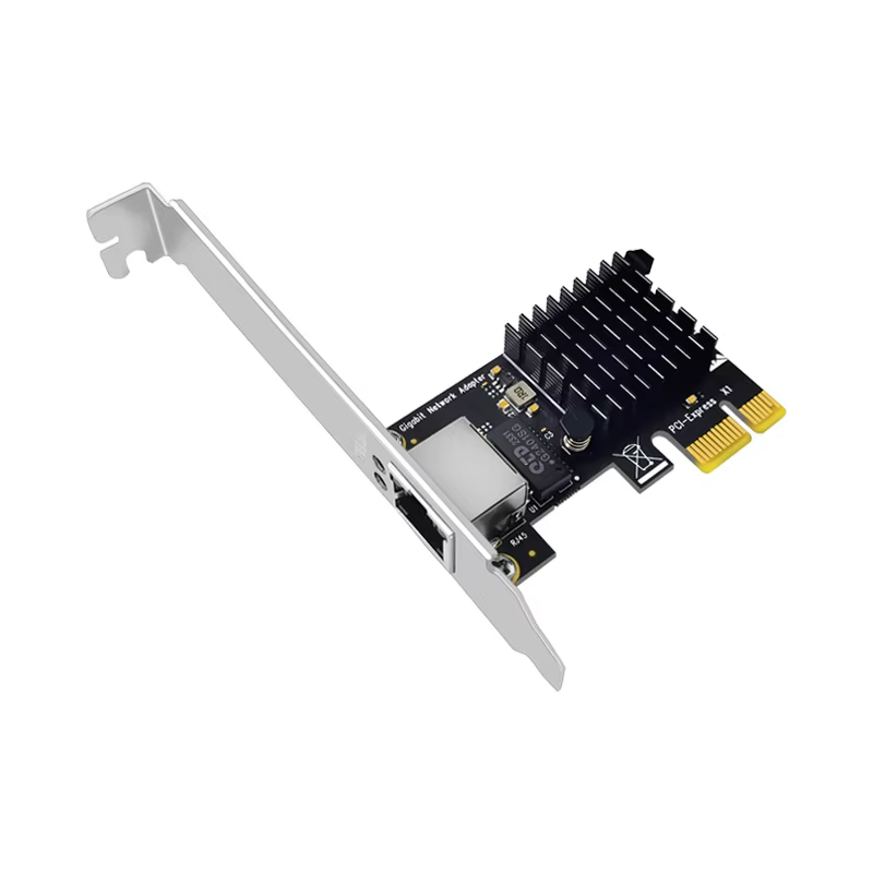 Nouvelle carte réseau Ethernet PCIE Gigabit PCI Express X1 à RJ45 adaptateur