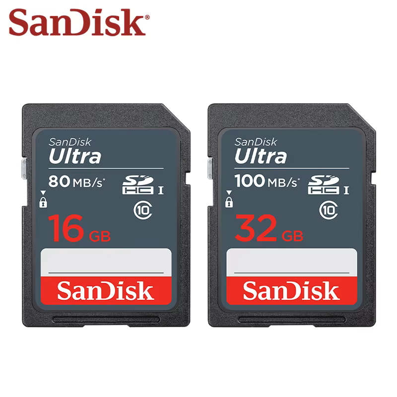 Carte Ultra SD SanDisk C10 carte SDXC/SDHC 16GB 32GB 64GB 128GB 256GB carte mémoire Flash haute vitesse 100 mo/s pour appareil photo numérique