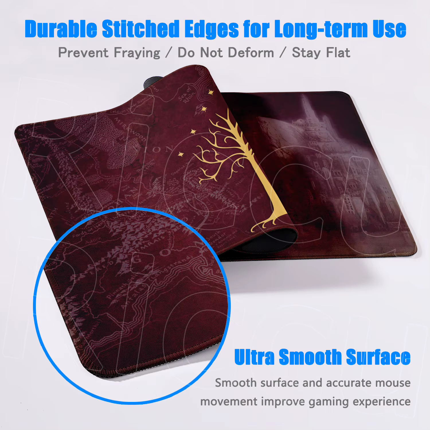 Tapis de souris de jeu film chaud l-lord des anneaux