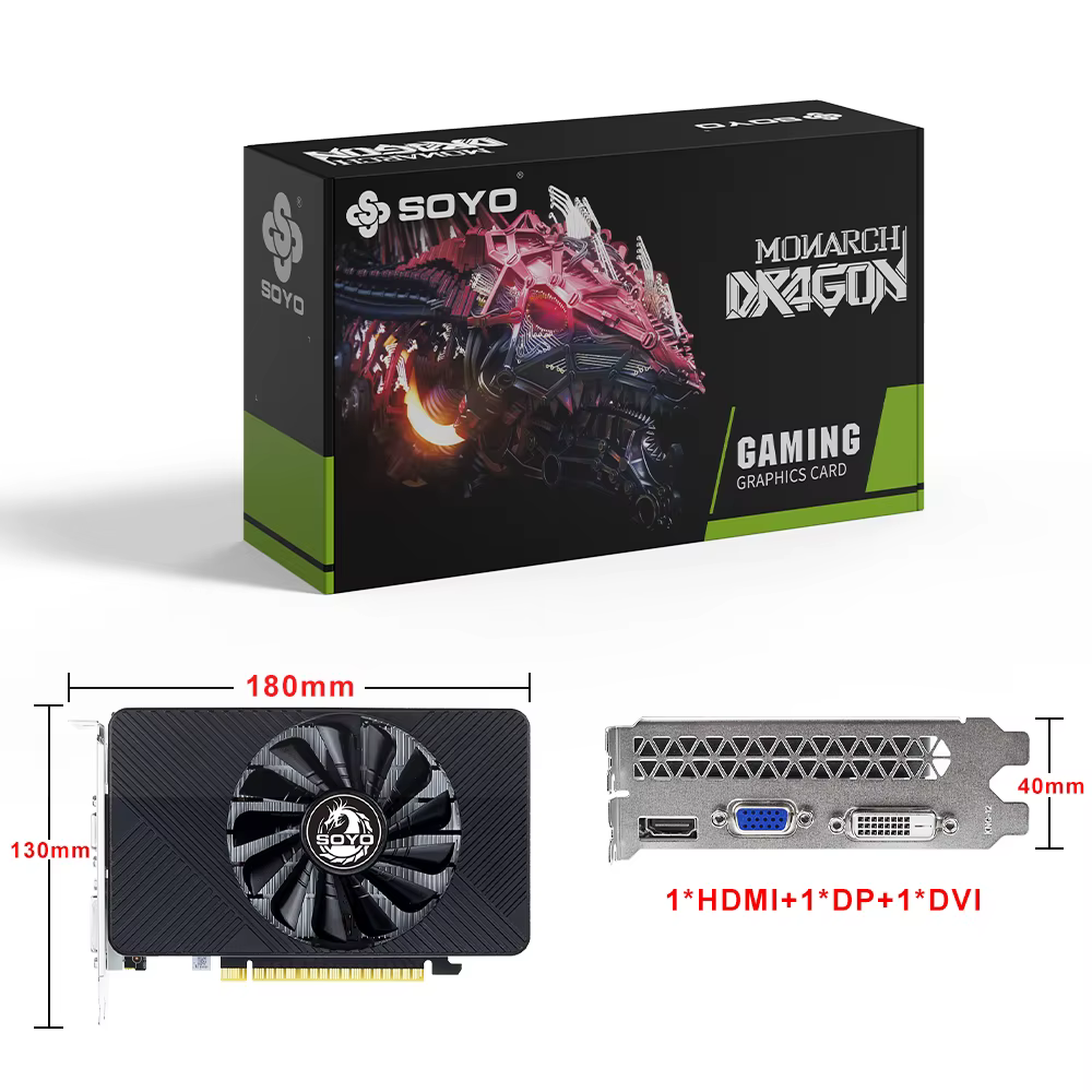 SOYO GTX 750Ti 4GB carte graphique GDDR5 128Bit PCI-E 3.0 Geforce GPU Gtx 750