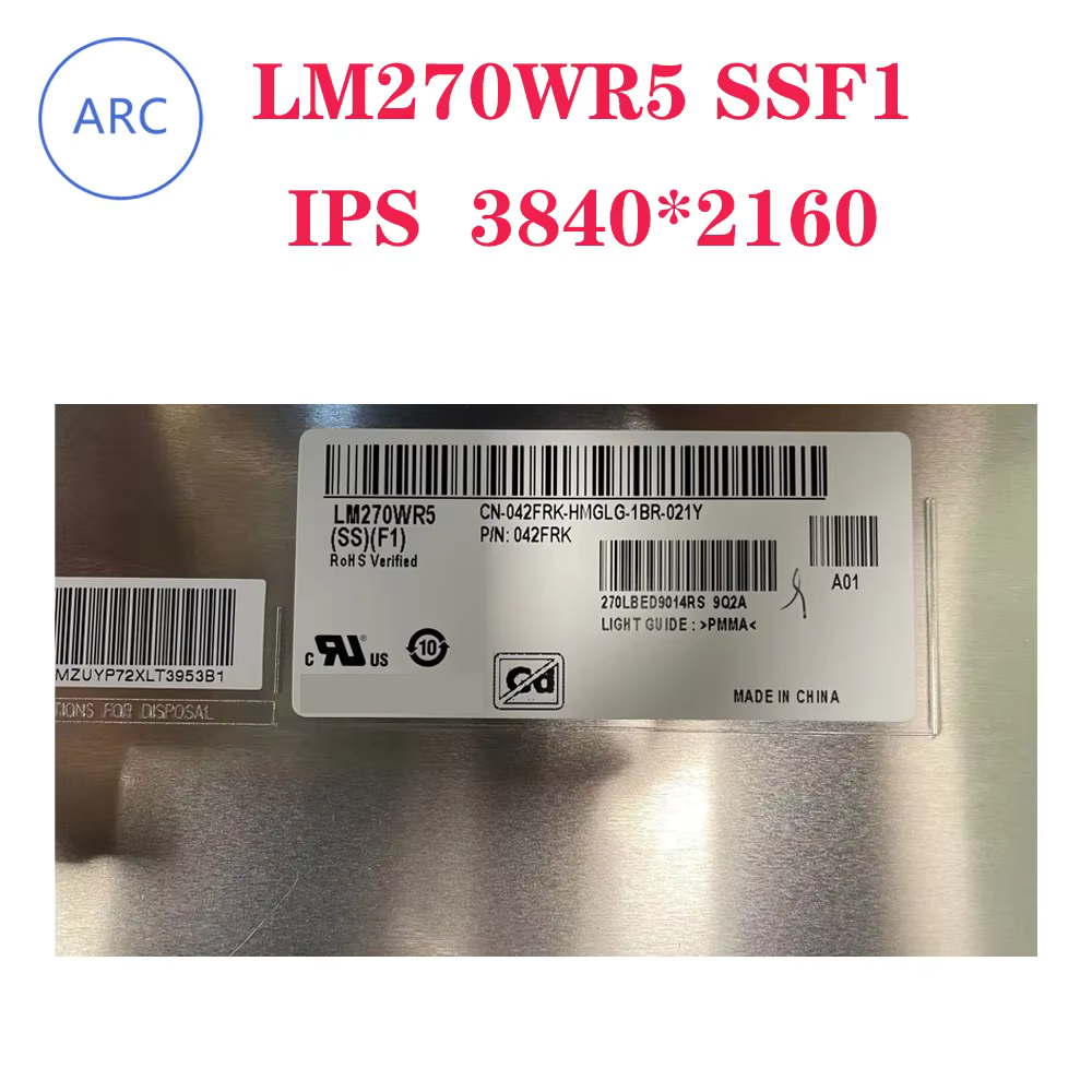 Écran LCD 27 Pouces, Modèle LM270WR5 SSF1 IPS UHD 3840x2160, Neuf et Original