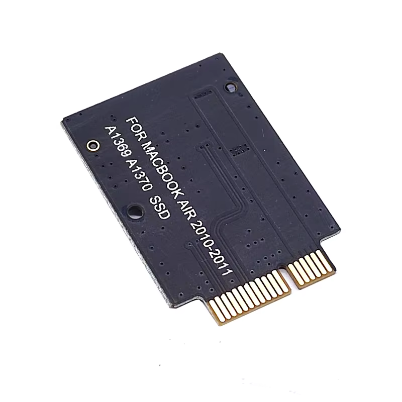 Adaptateur pour Apple Macbook SSD M.2 NGFF SSD à 12 + 6 broches, carte Riser pour MacBook Air 2010 2011 A1370 A1369 MC503 MC504 MC505