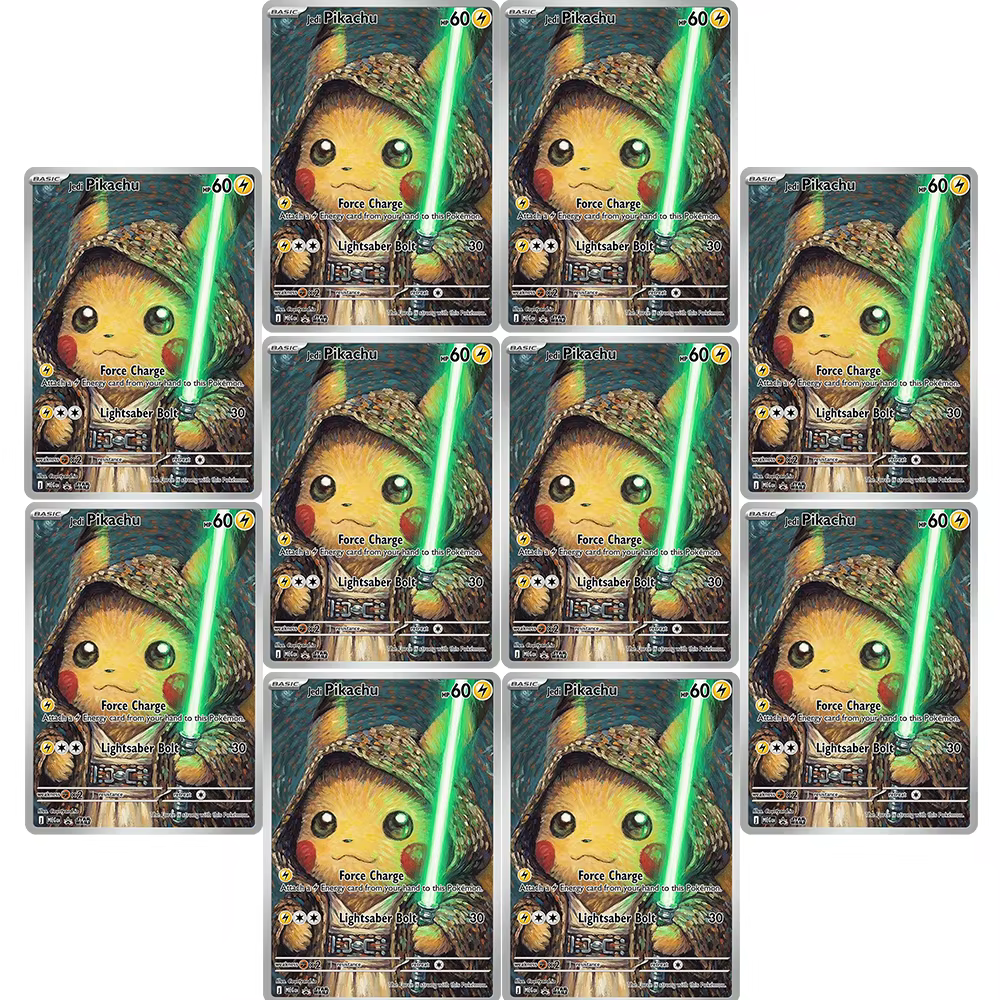 Cartes PKM PTCG, ensemble de cartes personnalisées, série Pokémon Pikachu, jeu de collection, cartes à collectionner d'anime, cartes DIY en feuille d'aluminium