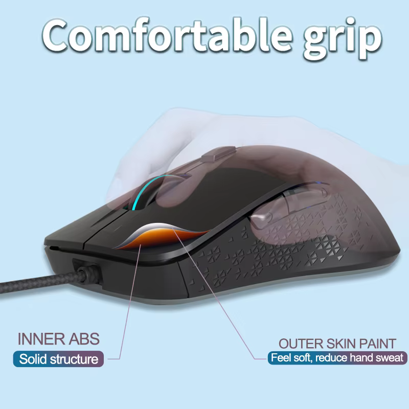 Souris de jeu filaire, ergonomique