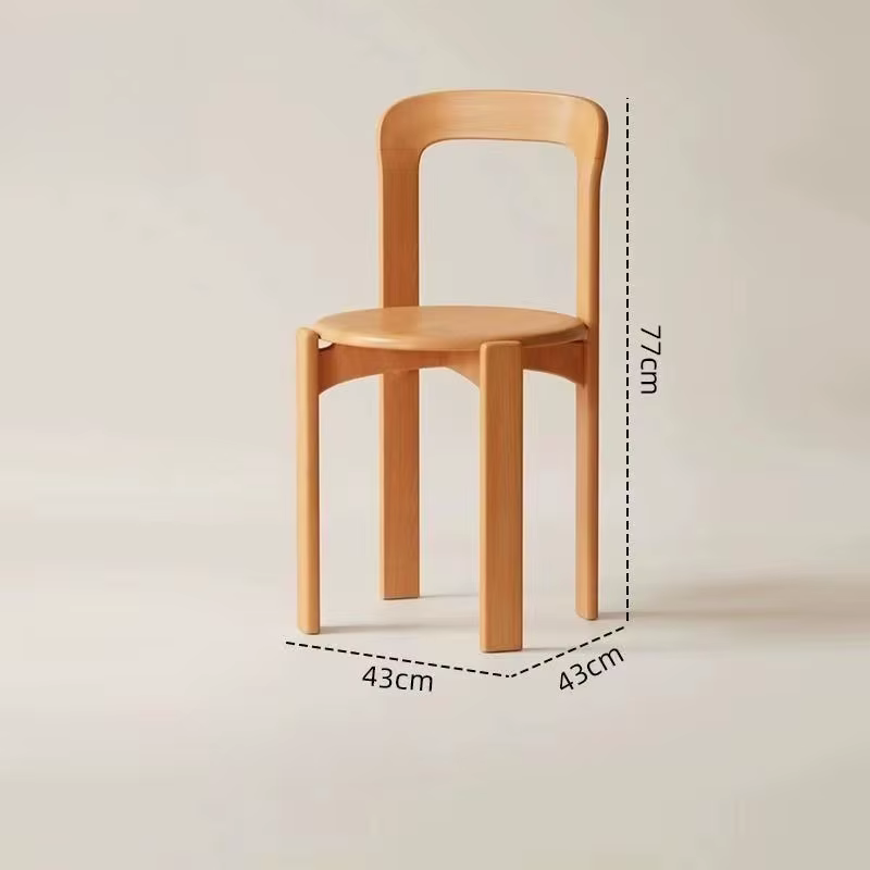 Chaise de salle à manger minimaliste moderne en résine moulée, Design intégré, Options de couleurs multiples, chaise d'appoint robuste pour salle à manger