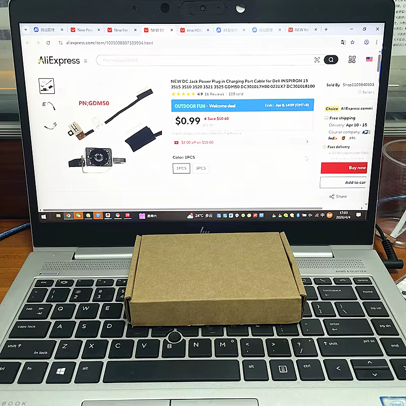 Nouveau pour HP 15-EF 15S-EQ 15-DY 15S-FQ 15S-ER 15S-FR haut-parleur pour ordinateur portable sonner TPN-Q222