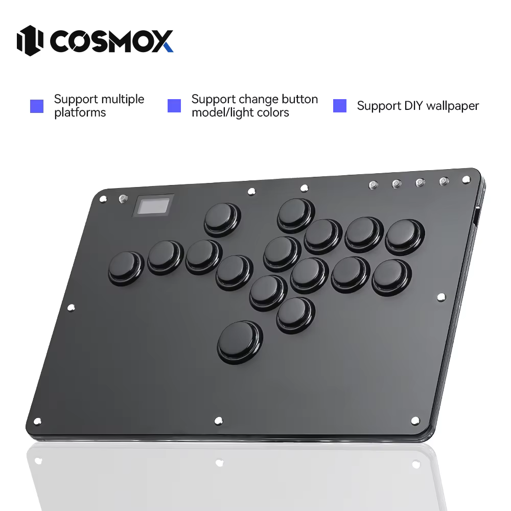 Haute42- COSMOX Fighting Hitbox Manette de jeu pour PC/PS3/PS4/PS5 Switch Steam