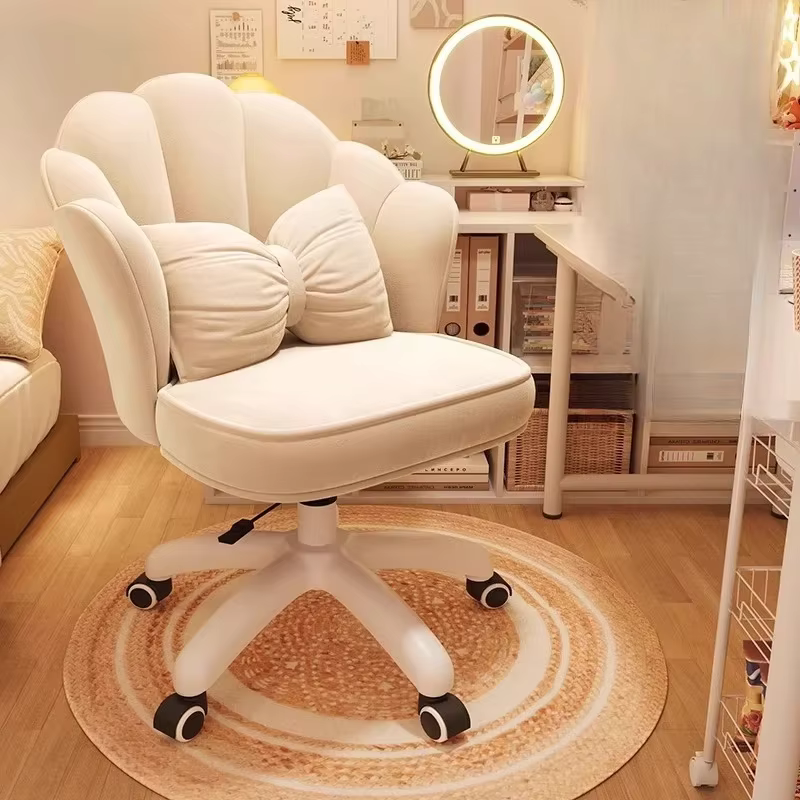 Chaises de bureau modernes pour femmes avec support dorsal