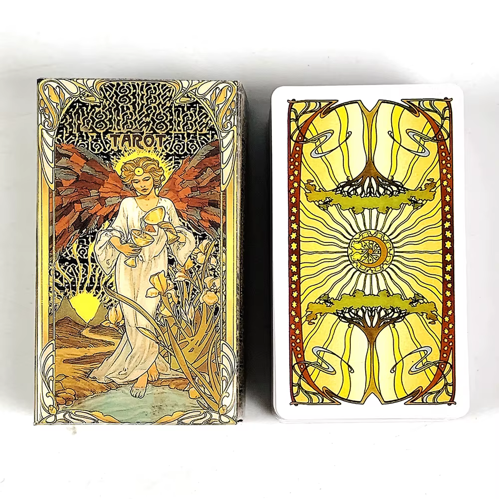 Jeu de cartes de Tarot A 78 cartes, jeu de cartes de Divination occulte classique pour débutants, idéal pour la Divination, la méditation et le cadeau
