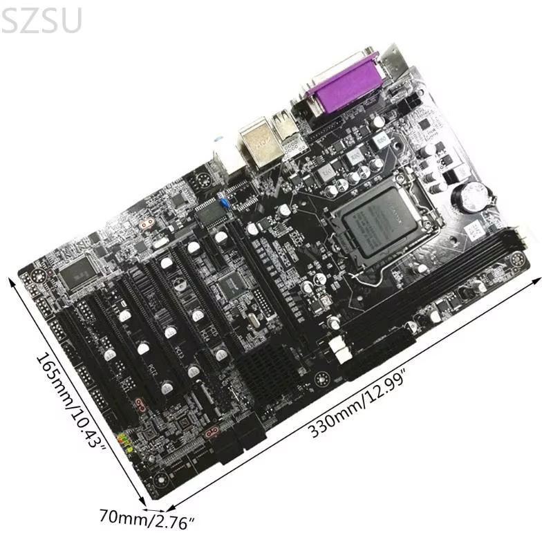 H61 DVR carte mère LGA 1155 prise surveillance de sécurité contrôle industriel