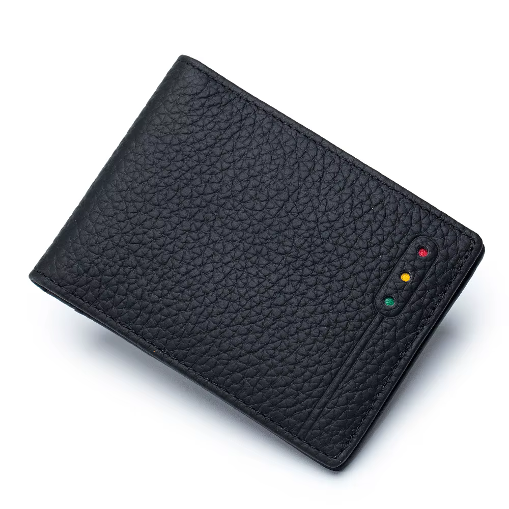 Porte-cartes en cuir de vachette pour hommes, planificateur de conducteur, porte-cartes d'affaires, porte-cartes de crédit, sac à main fin, couverture RFID