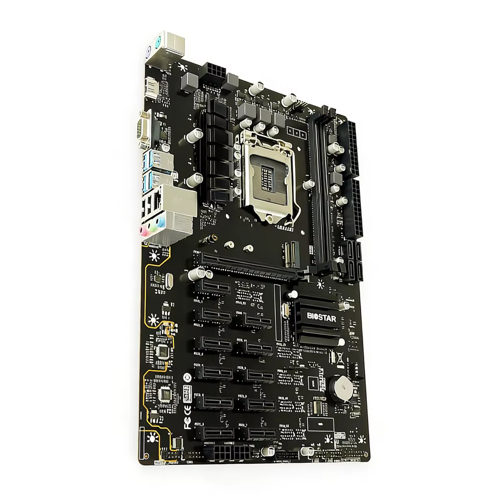 Carte mère B360 LGA 1151 BIOSTAR TB360-BTC PRO 2.0 CPU pour processeurs de 8e et 9e génération i9-9900K i7-9700K i7-8700K i5-9600K i3-8350K M.2 ATX