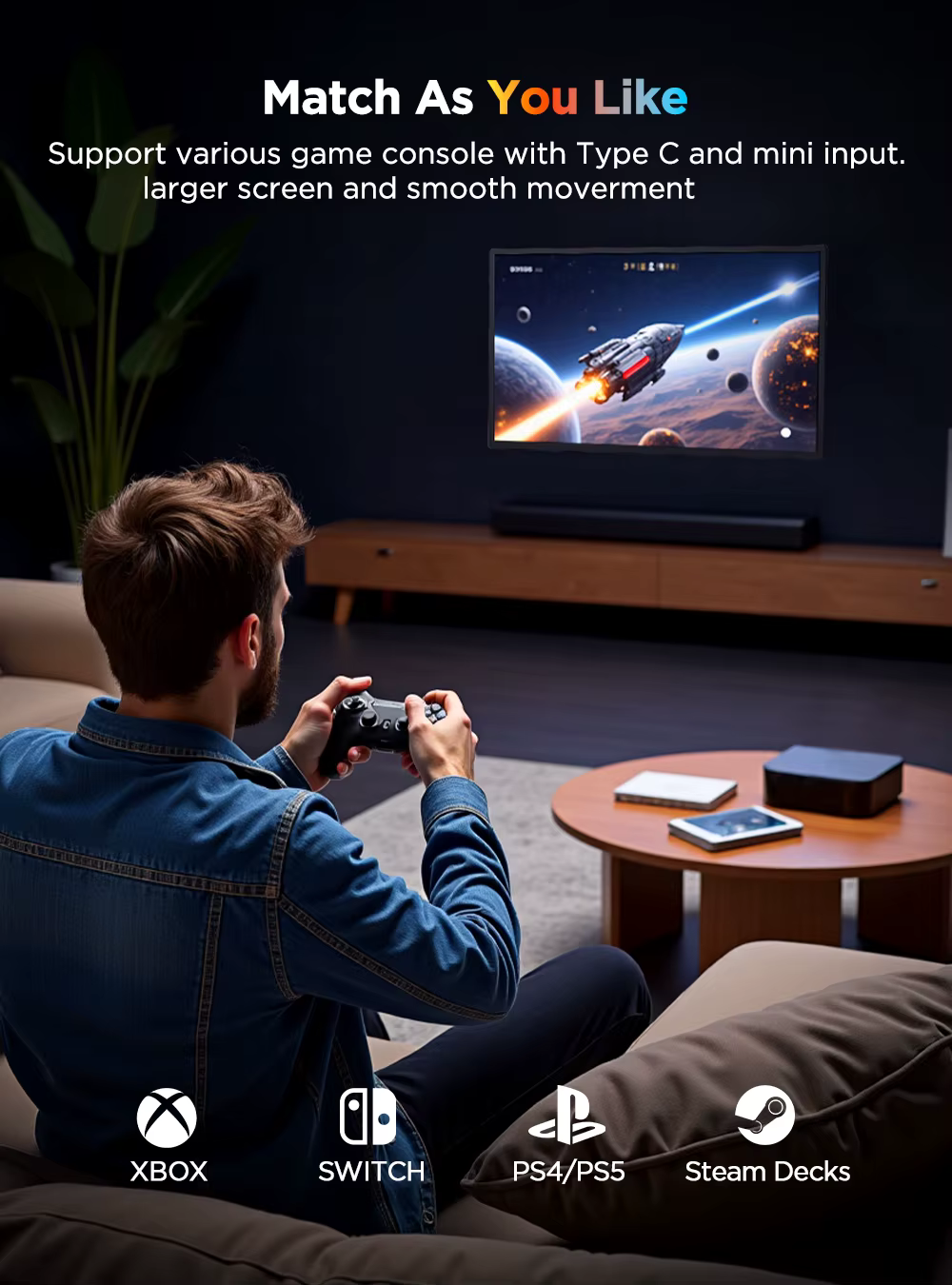 UPERFECT Moniteur portable tactile de 15