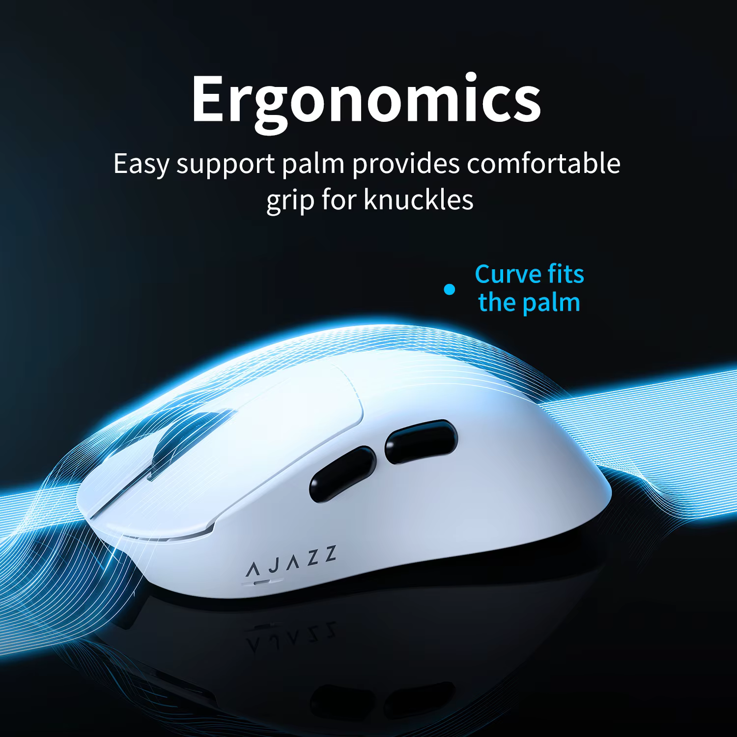 AJAZZ AJ179 V2 MAX Souris de jeu sans fil E-Sport